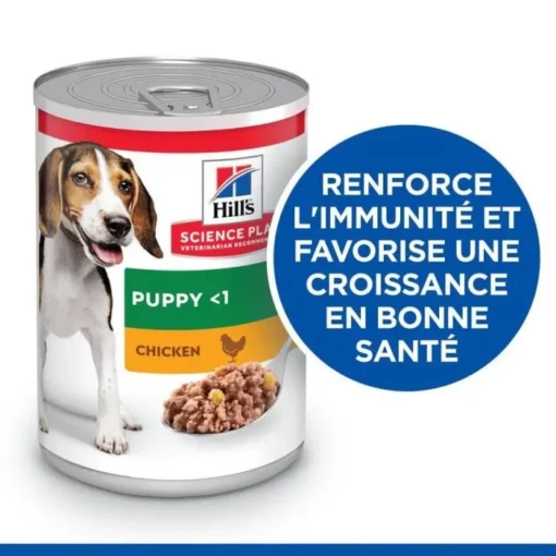 Hill’s Science Plan Aliment pour chiot au poulet 370g – Image 3