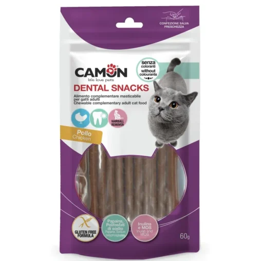 Camon Bâtonnets de Poulet pour chats 60g