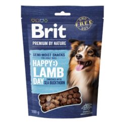 Brit Premium by Nature Dog Semi-moist Snacks Lamb with Sea Buckthorn (Agneau à l'argousier) 180g