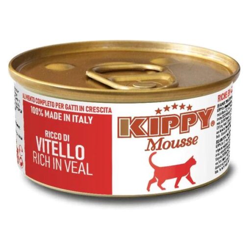 Kippy Mousse Chat Adulte Veau 85g