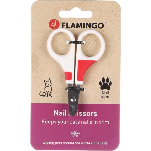 Ciseaux à Ongles Flamingo (Fausto) : Rouge | Blanc