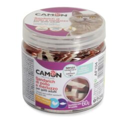 Friandise Snack Poulet et Poisson Camon 60g