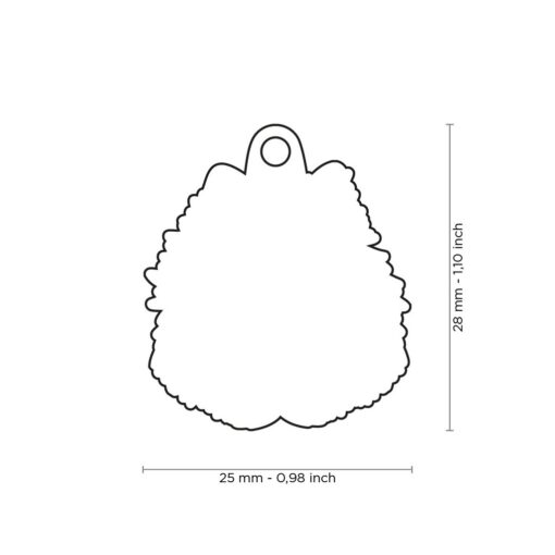 Médaille Friends Spitz Blanc – Image 2
