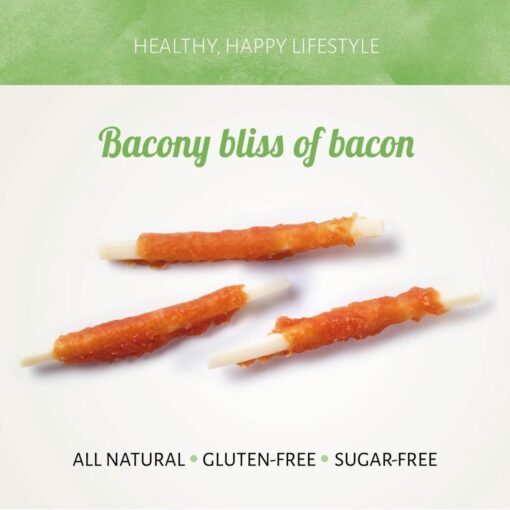 Bâtonnets à Mâcher pour Chien Bacon Poulet (Munchy Bacon Chicken) – Image 3