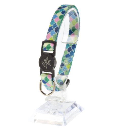 Leo Pet Collier Chat Arlequin 20-35cm (Orange ou Bleu) – Image 2