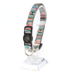 Leo Pet Collier Chat Maya 20-35cm (Blanc/Bleu | Orange/Vert | Noir)