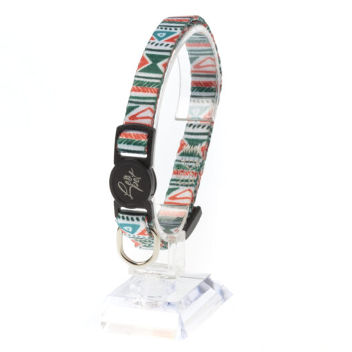Leo Pet Collier Chat Maya 20-35cm (Blanc/Bleu | Orange/Vert | Noir)