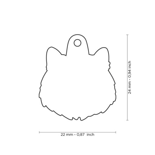 Médaille Friends Persan Rouge – Image 2