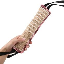 Oreiller de Morsure pour Chien Jouet de Morsure en Jute Jouet de Traction Durable