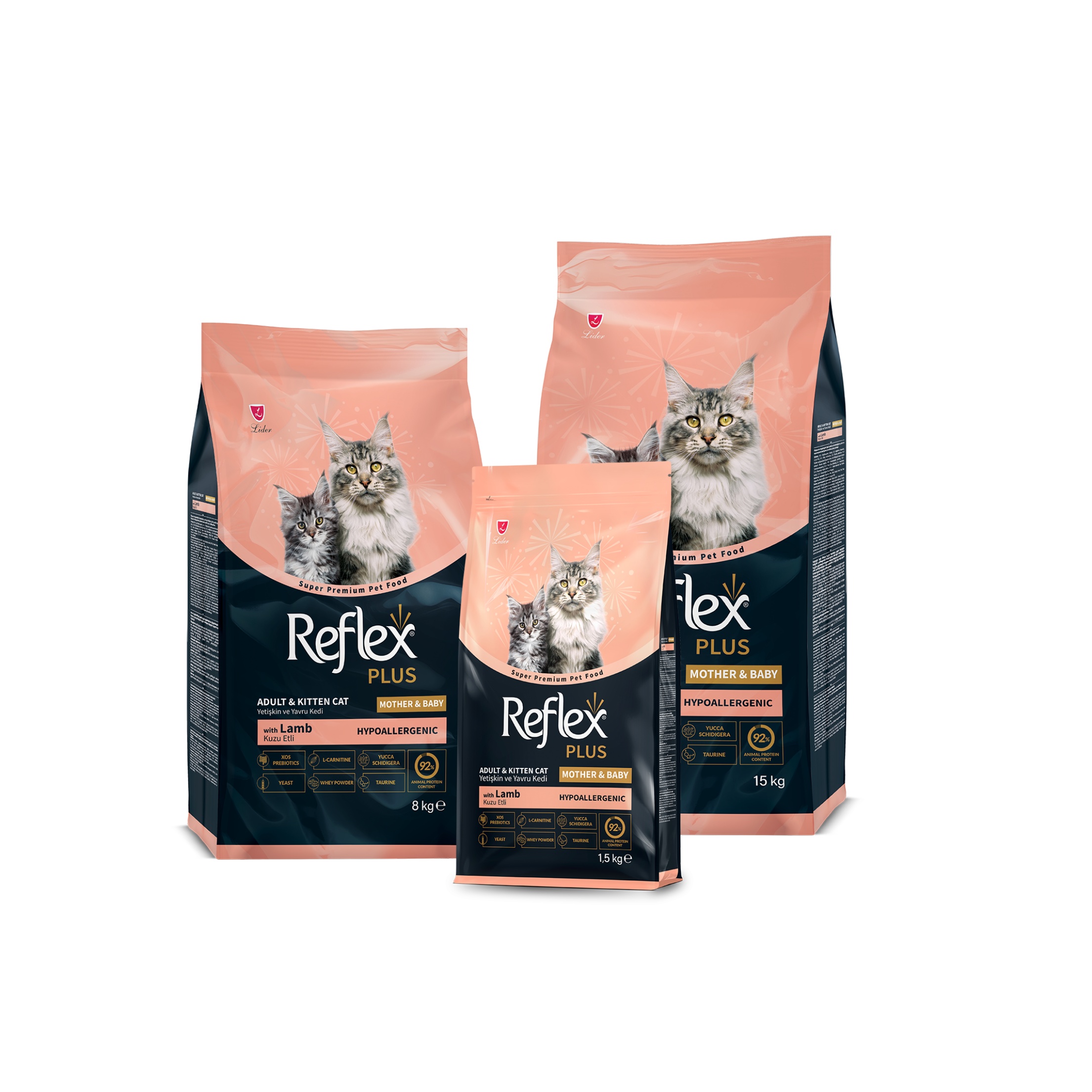 Reflex Plus Cat Mother and Baby Adult Food with Lamb and Rice (Agneau et Riz) – Image 2