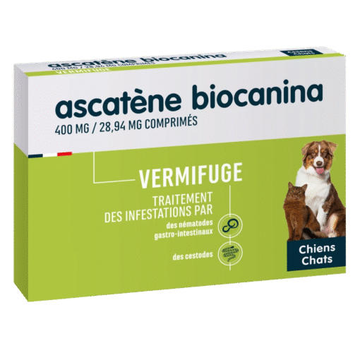 Vermifuge pour Chiens et Chats - 1 comprimé ASCATENE BIOCANINA