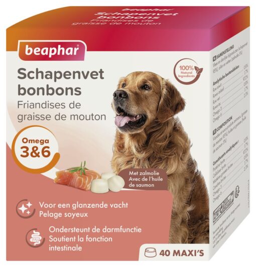 Friandises De Graisse De Mouton Saumon 245g