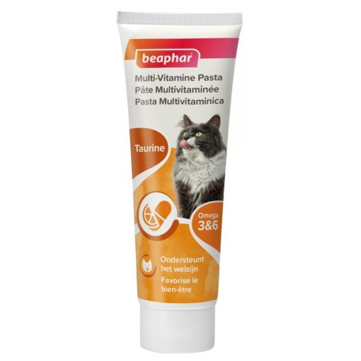 Pâte Multivitaminée à La Taurine et Aux Omégas Pour Chat Beaphar 100g