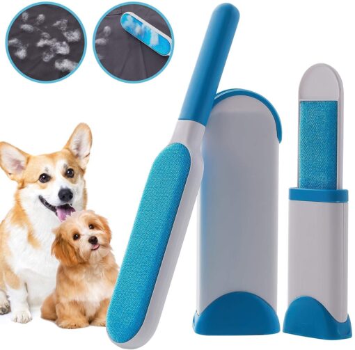 Brosse double face pour enlever les poils d’animaux – Image 2
