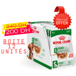 Royal Canin Mini Adulte Sauce 85g - Boite De 12 Pochons Promo