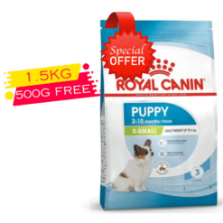 Royal Canin X-Small Puppy pour chiot 1.5 Kg +500G Gratuit