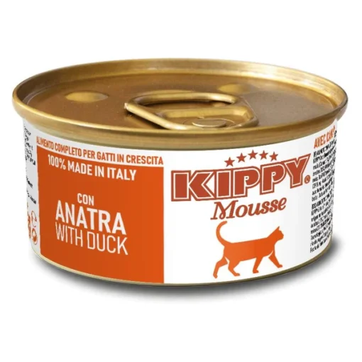Kippy Mousse Chat Adulte Canard 85g