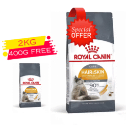 Royal Canin Hair and Skin Care 2 Kg +400g Gratuit
