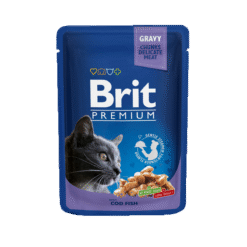 Brit Premium Pochon Cabilllaud pour chat adult 100g