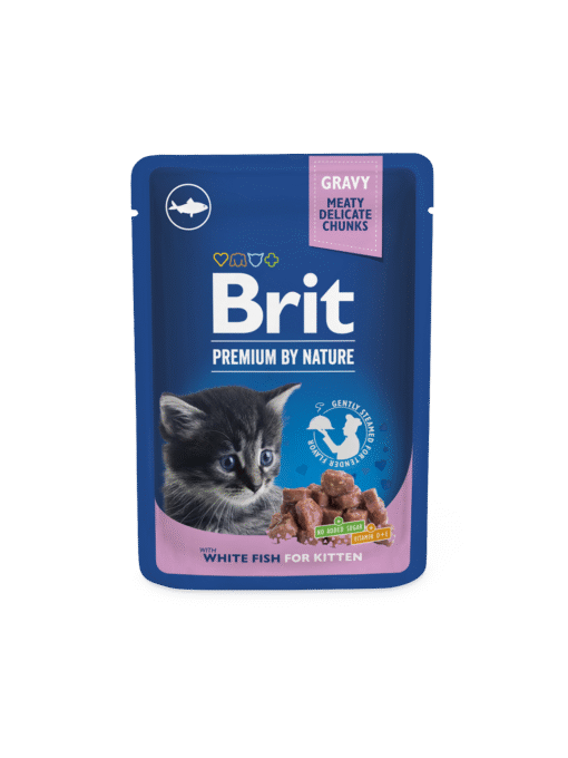 Brit Premium Pochon Poisson pour chaton 100g