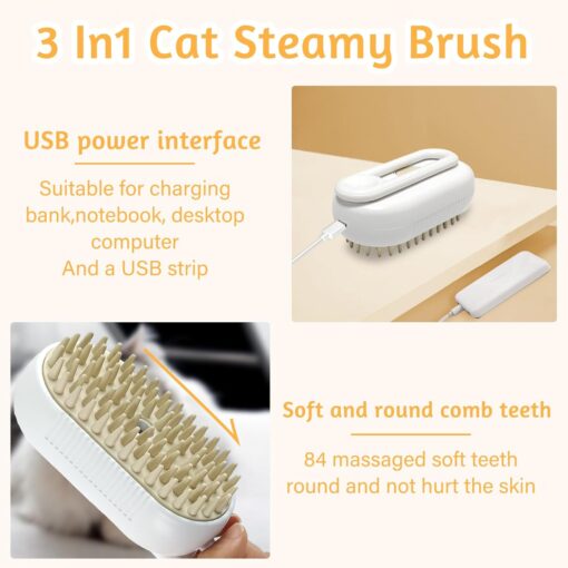 Brosse à Vapeur Electrique avec Poignet pour Chat et Chien – Image 7