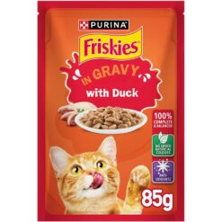 FRISKIES Pochon pour chats  Canard en sauce 85 g