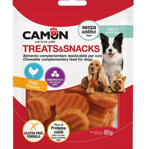 Camon Friandises pour Chien de Poulet Grillé 80g