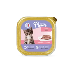 Plaisir Barquette pour Chaton 100g de pâté au Saumon