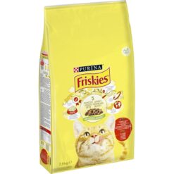 FRISKIES Croquettes Chat Adulte Boeuf et Poulet avec Légumes 7,5 kg