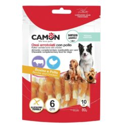 Camon Twist avec peau de poulet et de bœuf 80g