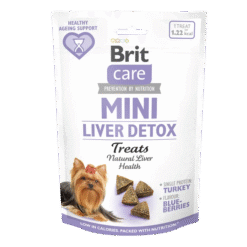 Brit Care Dog Treats Mini Liver Detox Détoxification Naturelle 50g