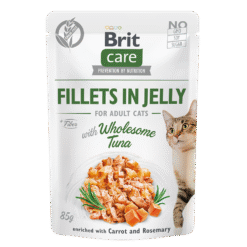Brit Care Pochons en Gelée Pour Chat Wholesome Tuna (Poulet et Thon) 85g