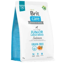 Brit Care Dog Grain-Free Junior Salmon Large Breed (Grande Race) 3 KG