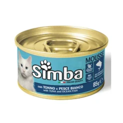 Simba Mousse Chat Adulte Thon et Poisson 85g