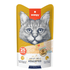 WANPY 25 friandises Crémeuses Assortiment plusieurs saveurs (25x14g)