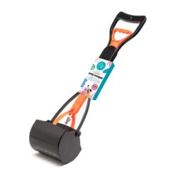 LeoPet Ramasse-Crottes Ergonomique avec Pelle 60x14 cm