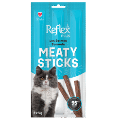Sticks pour chats Reflex Saumon 3x5g