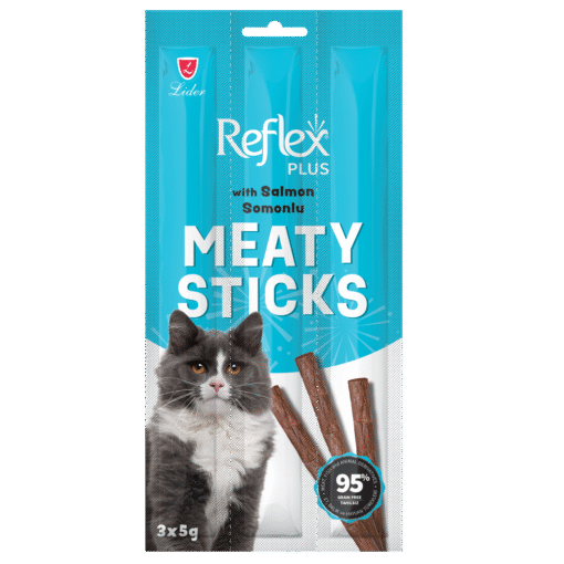 Sticks pour chats Reflex Saumon 3x5g