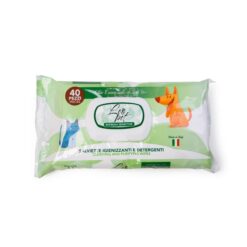 Lingettes LeoPet Hygiéniques et Nettoyantes pour chiens et chats (40 PCS) Lingettes hygiéniques et nettoyantes Huile Essentielle d'Arbre à Thé