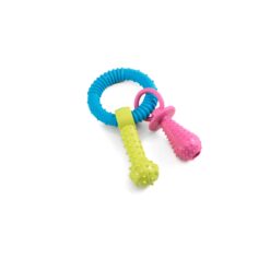 Alternative view of Jouet à Mordre LeoPet Tétines en Caoutchouc pour chiots 18,5 cm