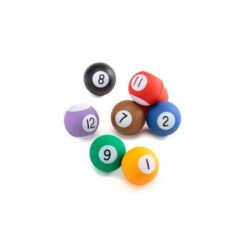 Alternative view of Ballon de Billiard en Caoutchouc Numéroté LeoPet Ø 7,5 cm