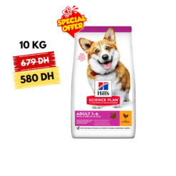 Hill's Science Plan Aliment Pour Chien Adulte Small and Mini Au Poulet 10kg Promo
