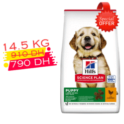 Hill’s Science Plan Aliment Sec Pour Chiot De Grande Race 14.5kg promo