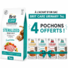 Brit Care Cat Grain-Free Stérilisé Urinary Health 7Kg + 4 Pochons Offerts
