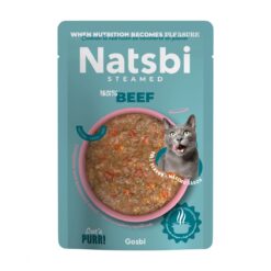 Natsbi Steamed Pour Chat Boeuf 80g