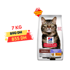 Hill's Science Plan Croquettes Feline Hairball And Perfect Coat - 7kg Promo