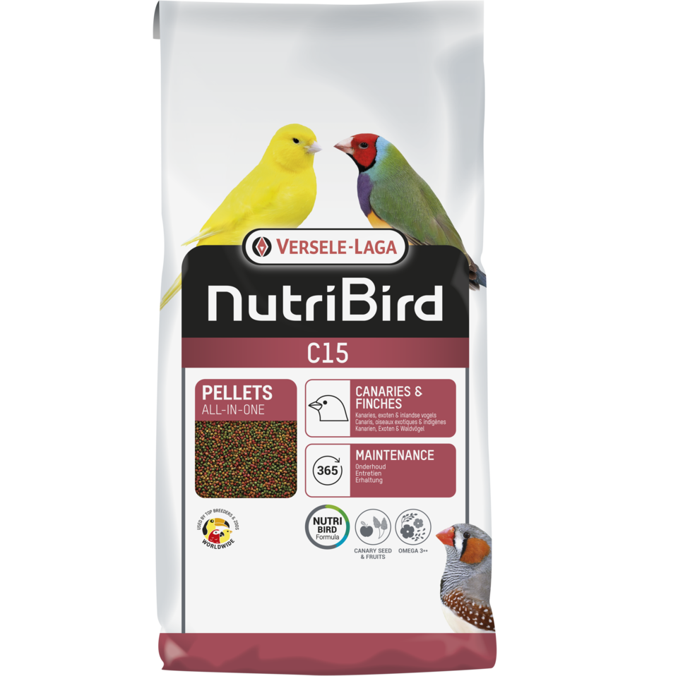 Canaris: Granulés extrudés - aliment d'entretien pour canaris, oiseaux exotiques et indigènes 1Kg