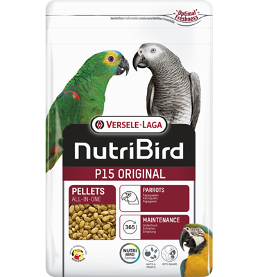 Perroquet: Granulés extrudés - aliment d'entretien pour perroquets - monocouleur 1kg