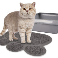 Alternative view of Tapis De Bac à litière Chat Forme de Pattes Flamingo 30×40 cm