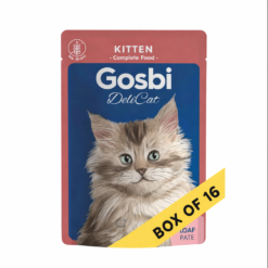 Gosbi Delicat Agneau Loaf Aliment Complet Pour Chaton 70g Boite de 16 Sachets Promo
